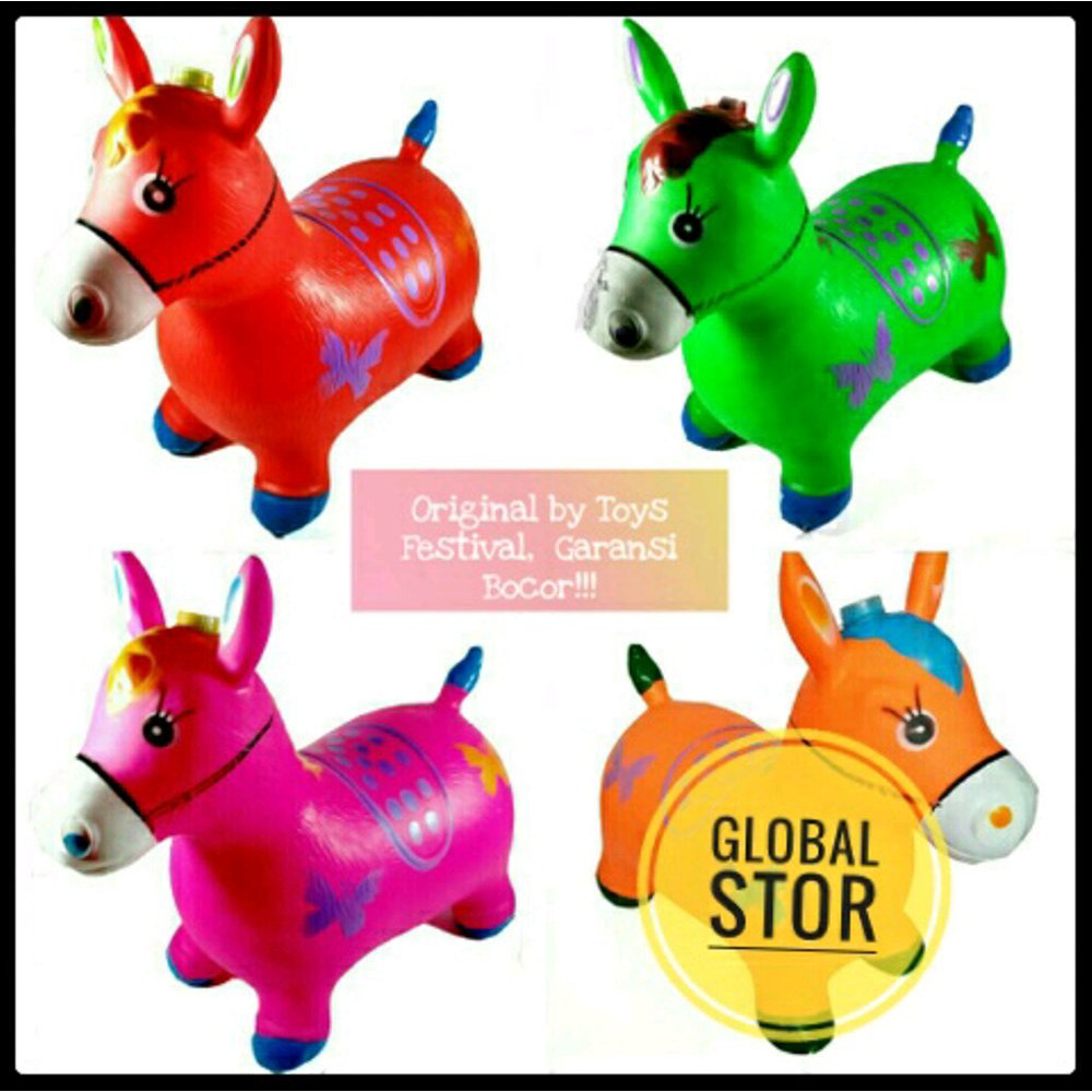 Jual Jumping Animal Music - Mainan Tunggang - Kuda Kudaan Karet - Mainan Anak - Hadiah Anak - Kado Untuk Indonesia|Shopee Indonesia