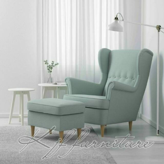 Jual Sofa minimalis retro sofa wing chair sofa single nyaman terbaik