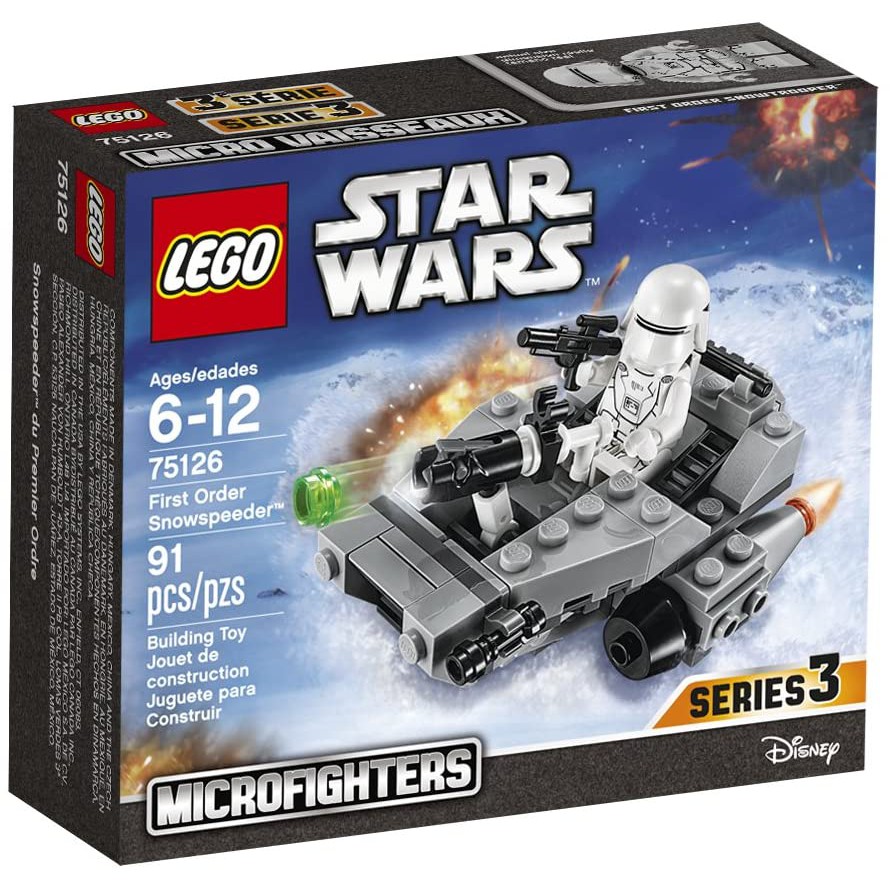 Jual Lego Star Wars Microfighters 75126 First Order Snowspeeder | Shopee Indonesia