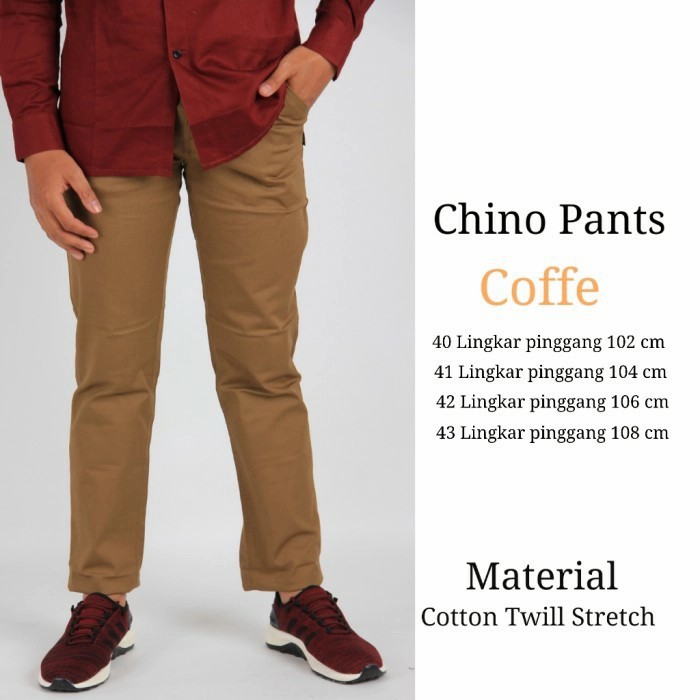CELANA CHINO PANJANG PRIA SLIMFIT KERJA KANTOR SANTAI MELAR PREMIUM MURAH 5T8S Shopee Indonesia