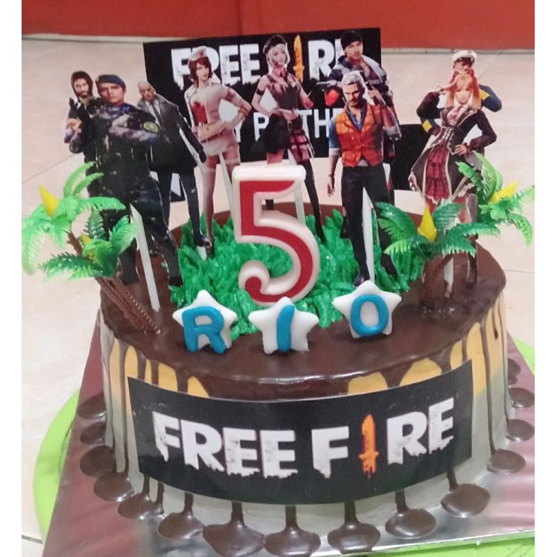 Jual Kue Ulang Tahun Free Fire (Area Surabaya Saja) | Shopee Indonesia