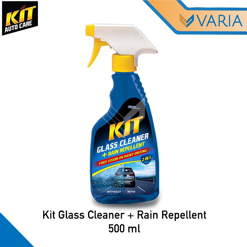 Jual Kit Auto Glass Cleaner + Rain Repellent 2 in 1 Pump 500 ml