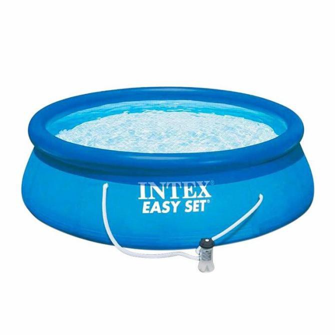 Jual Intex Kolam Renang Portabel Easy Set Pool With Filter Pump 28108 | Shopee Indonesia