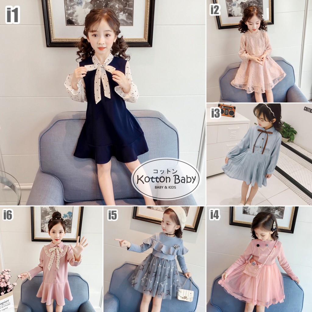 28thn DRESS BAYI ANAK [KUALITAS IMPOR] GAUN BAYI PESTA ELEGAN FORMAL