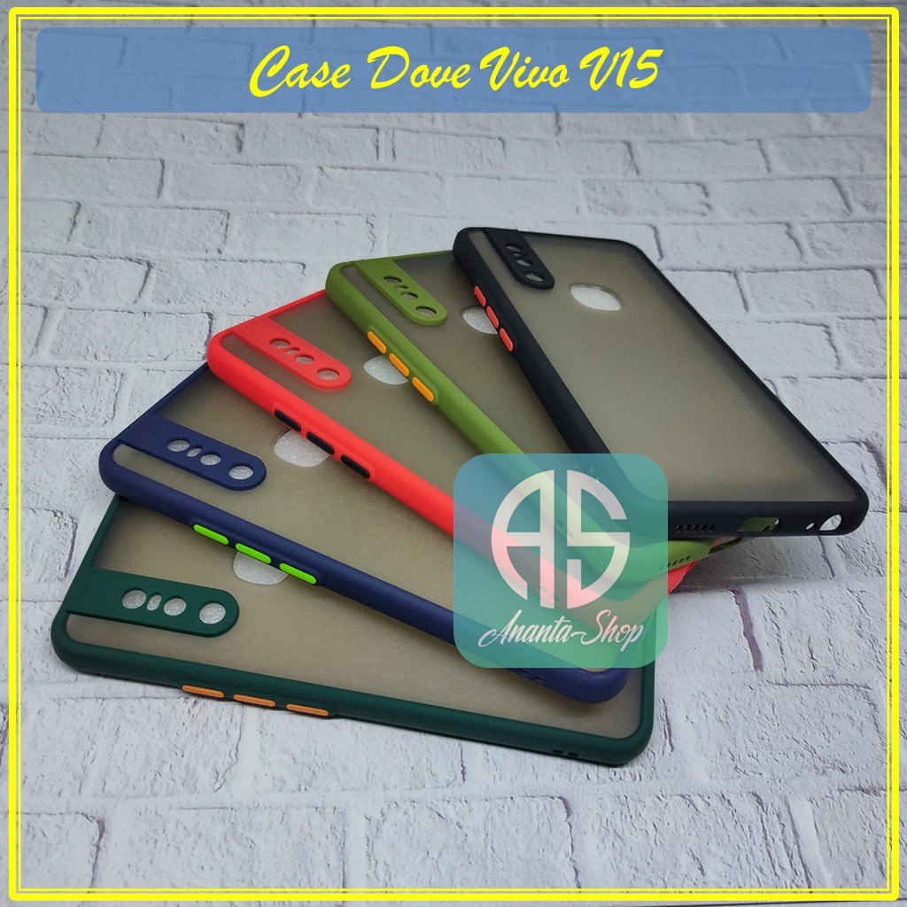 Silikon Bumper Fuze Matte Candy Macaroon Case Dove Transparan Vivo Y91C