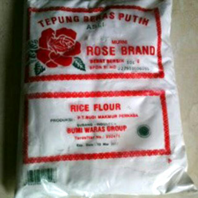 Tepung Beras Rose Brand 500gr Shopee Indonesia