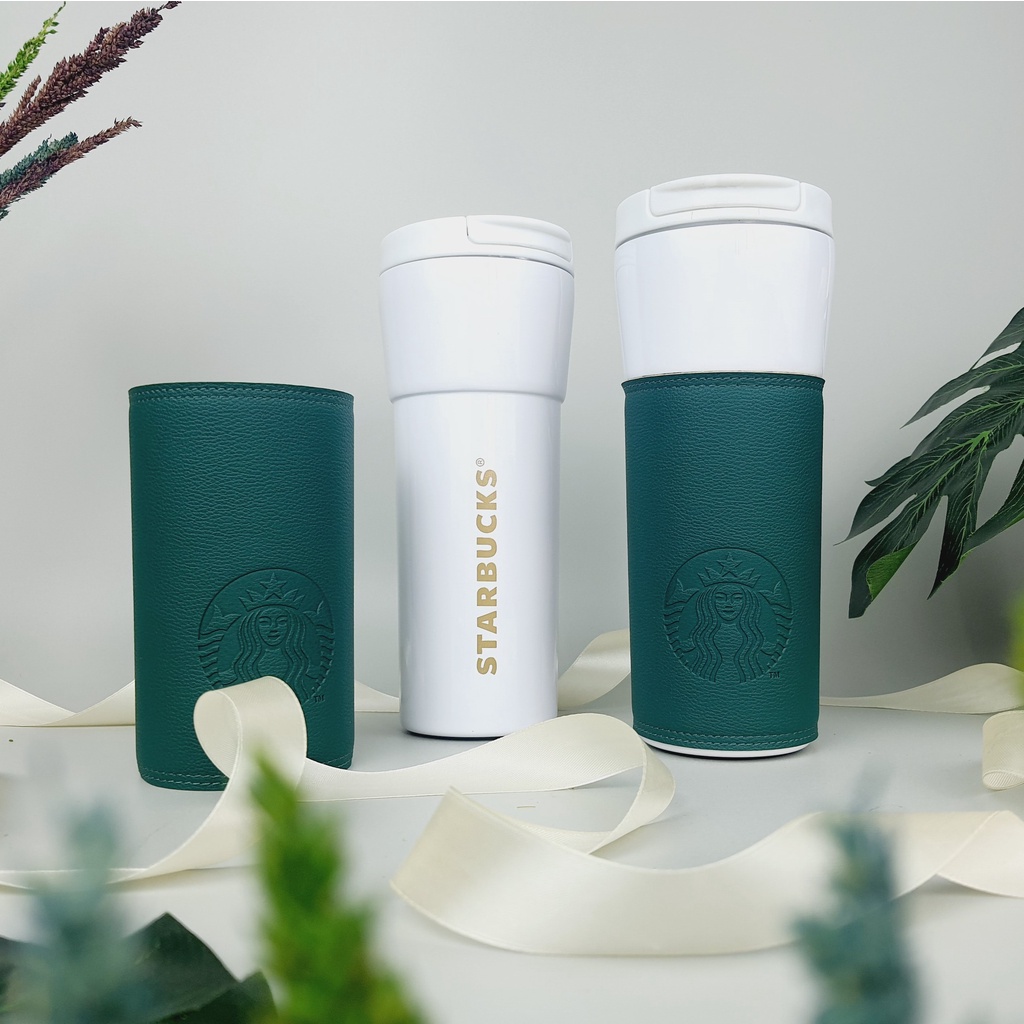 Jual Botol Minum / Tumbler Starbucks White Cover Green Shopee Indonesia