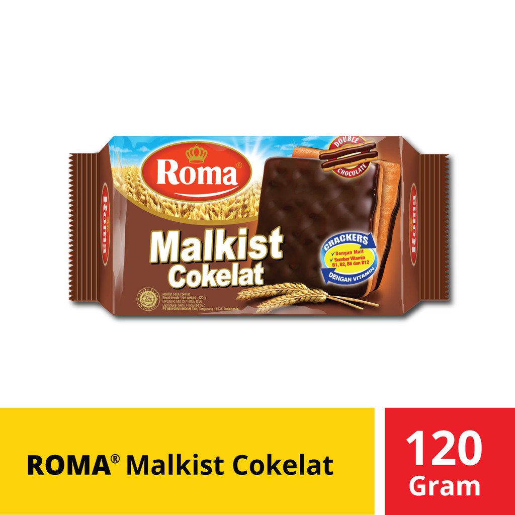 Roma Malkist Cokelat 120 Gr
