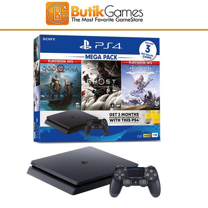 Jual Ps4 Slim Megapack Mega Pack 4 God Of War Ghost Of Tsushima Horizon Zero Dawn Indonesia|Shopee Indonesia