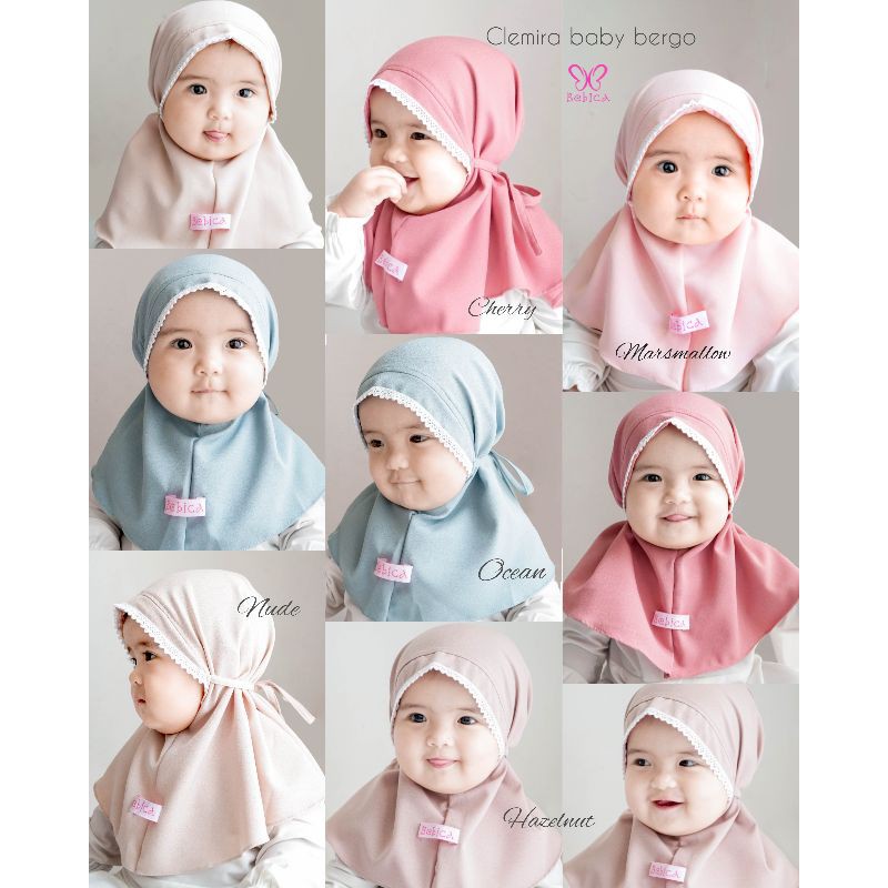 CLEMIRA BABY BERGO NEW ARRIVAL BEBICA(BERGO BAYI,JILBAB BAYI JILBAB