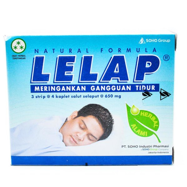 Jual Natural Formula Lelap 650mg 3 Strip/Insomnia/Susah Tidur Shopee
