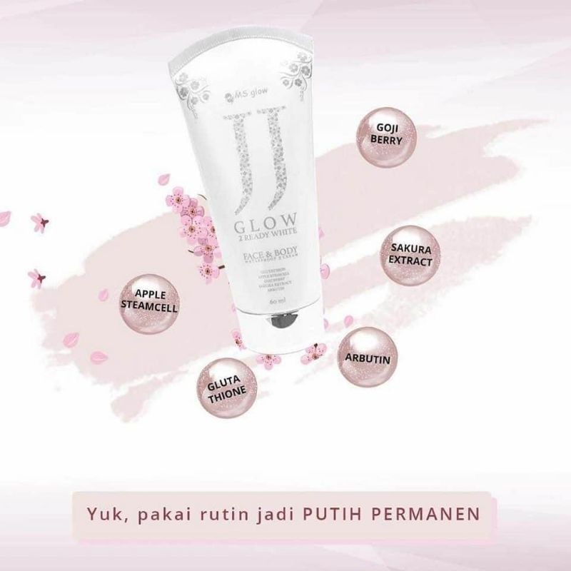 Jual MS GLOW JJ GLOW SUNSCREEN Moisturizing cream Shopee Indonesia