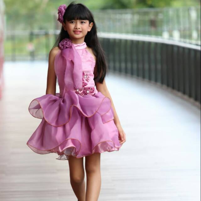 Jual Baju Ulang Tahun Anak Pesta Cocktail Second Kostum Fashion Show Anak 8-9 Thn Indonesia|Shopee Indonesia
