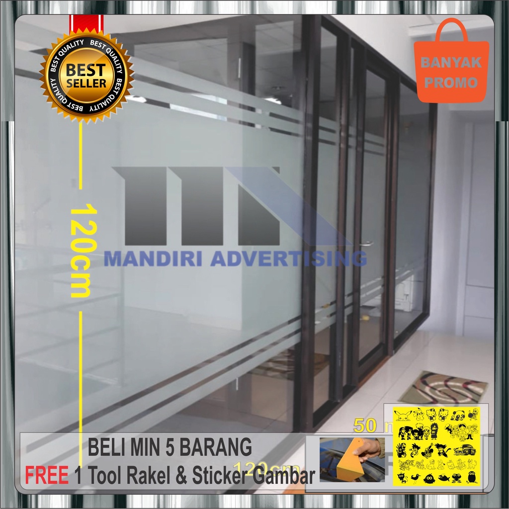 Jual STIKER KACA SANBLAST / STICKER KACA BURAM / STIKER KACA JENDELA