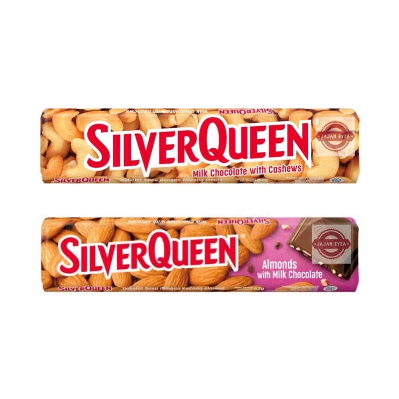 Jual Silverqueen 25Gr Kecil / Silverqueen Cashew / Silverqueen Almond / Coklat Kiloan / Silver Queen | Shopee Indonesia