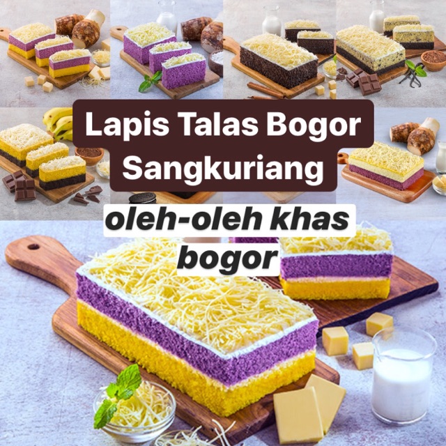 Jual Kue Lapis Talas Sangkuriang Khas BOGOR ( Min ORDER 2 BOX