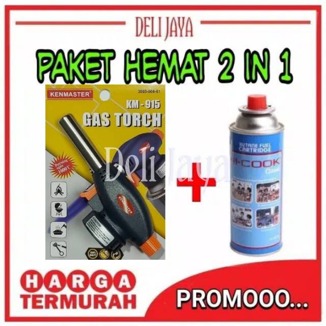 Jual Gas Torch Blow Torch Kenmaster dan Hi Cook (Paket) Shopee Indonesia