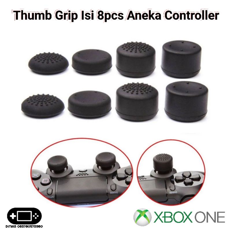 Jual Thumb Grip Isi 8Pcs Controller Xbox 360 One Series S X Thumbstick Stik Analog | Shopee Indonesia