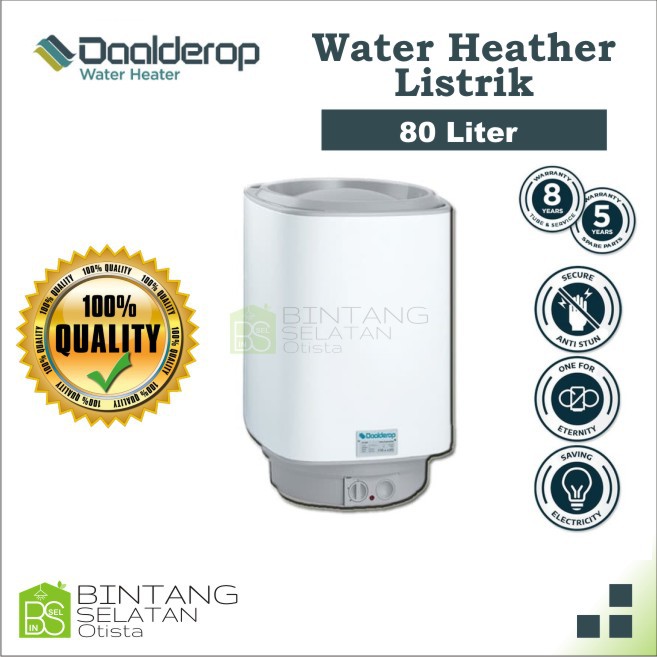 Jual Water Heater / Pemanas Air Listrik Daalderop 80 Liter | Shopee Indonesia