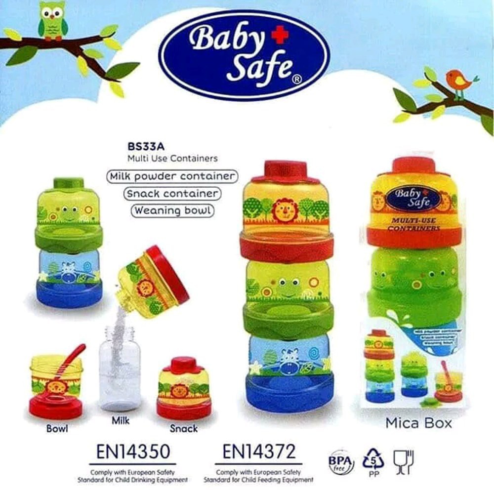 Jual Baby Safe Multi Use Container / Babysafe Tempat Susu Formula BS33A
