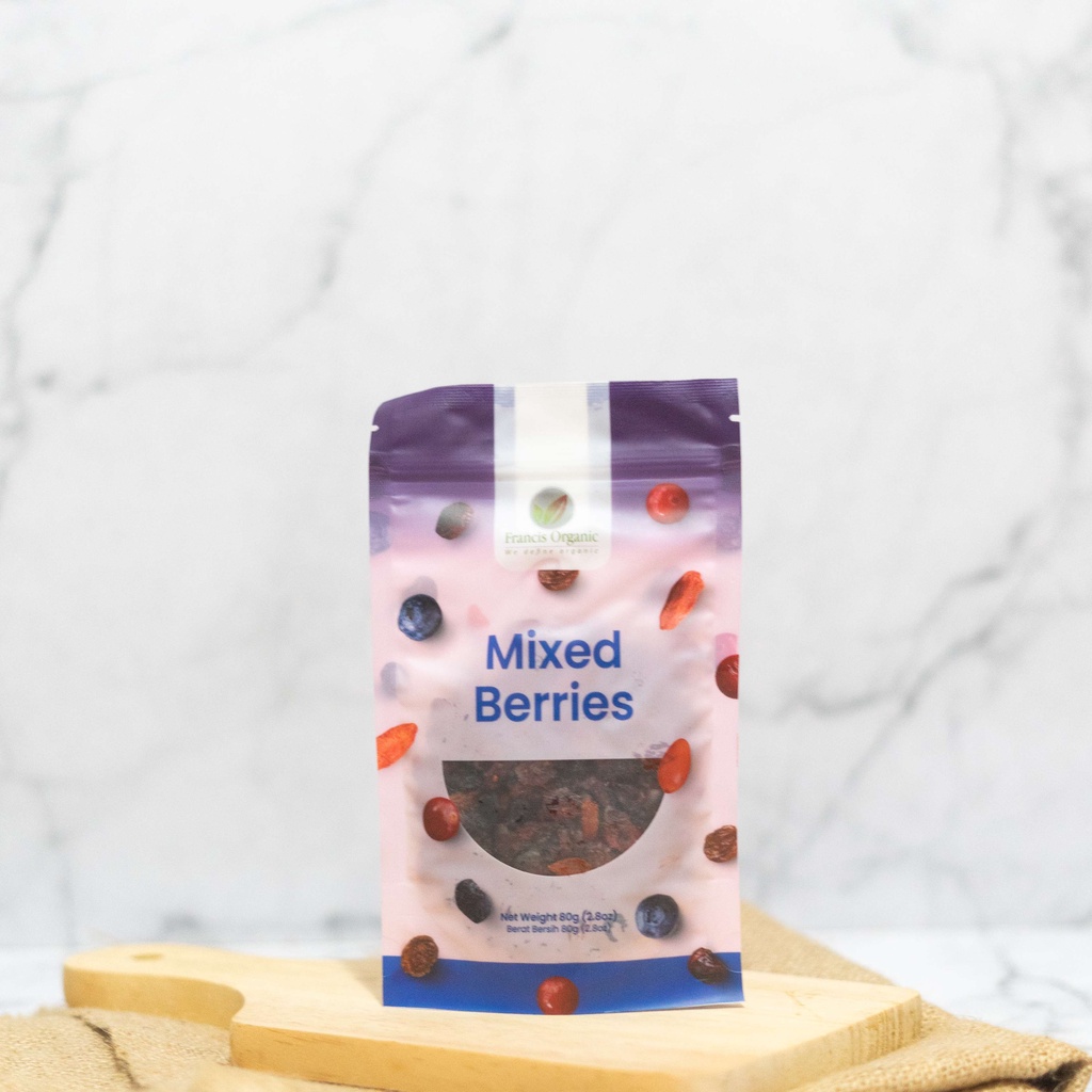 Jual Dried Mixed Berries Kering Francis Organic Terbaik untuk Diet
