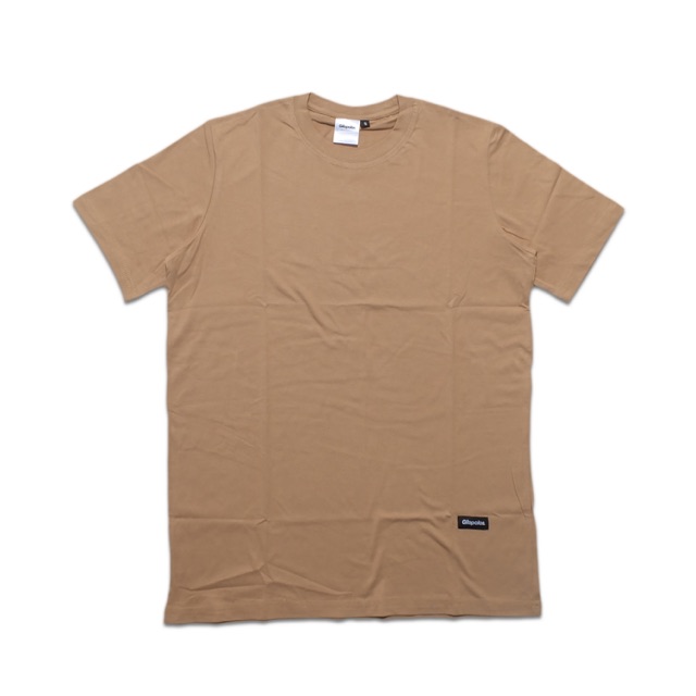 Jual Kaos Polos Basic Coklat Susu | Shopee Indonesia