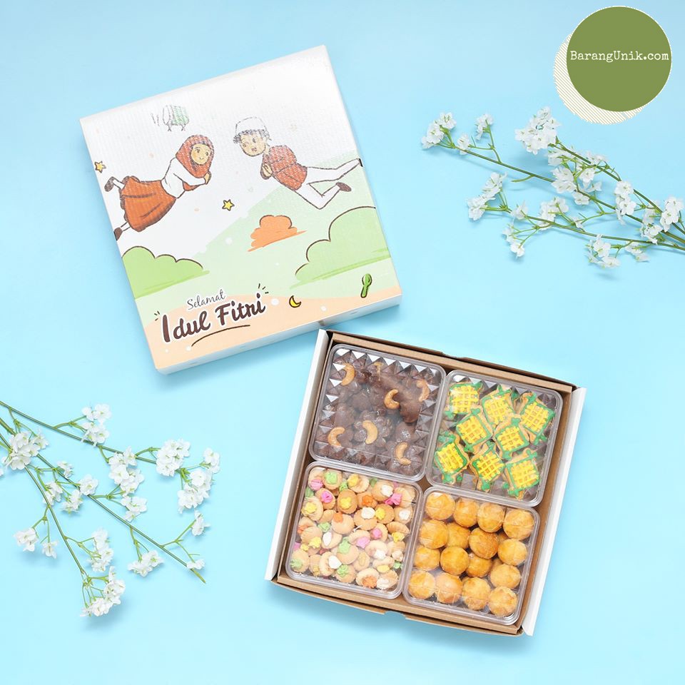 HANYA KOTAK KARDUS DUS BOX HAMPERS SOUVENIR KUE KERING