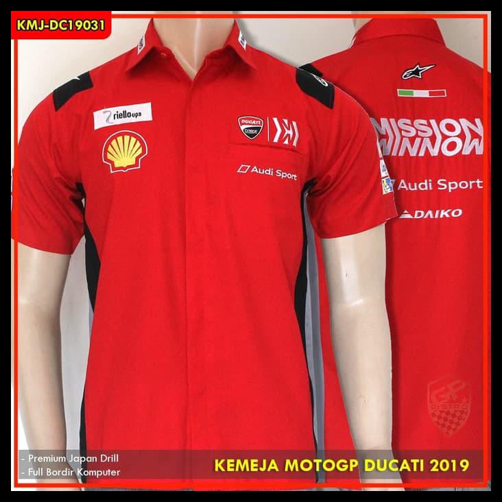Jual Baju Kemeja Balap Motogp Ducati Mission Winnow Team Kekinian Terlaris | Shopee Indonesia
