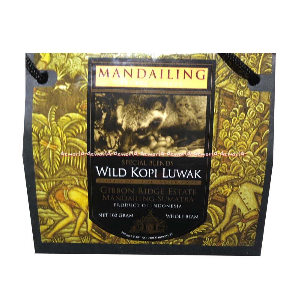 Jual Mandailing Wild Kopi Luwak Gibbon Ridge Estate 1 Mandiling