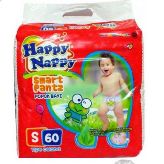 Jual Pampres Popok Bayi Happy Nappy Smart Pants S60