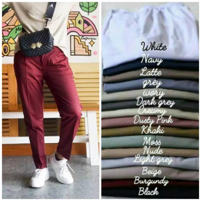 Celana Baggy Pants Warna Army Cocok Dengan Baju Warna Apa Ide