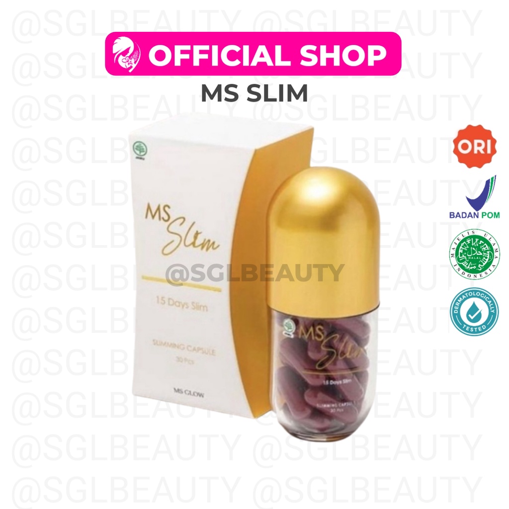 Jual Ms Glow Slimming Capsule (Menurunkan Berat Badan, Mengurangi