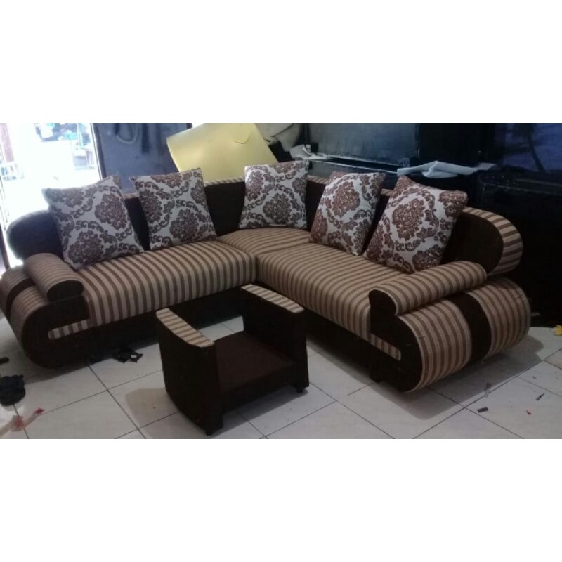 Jual Sofa Minimalis Coklat Hitam | Shopee Indonesia