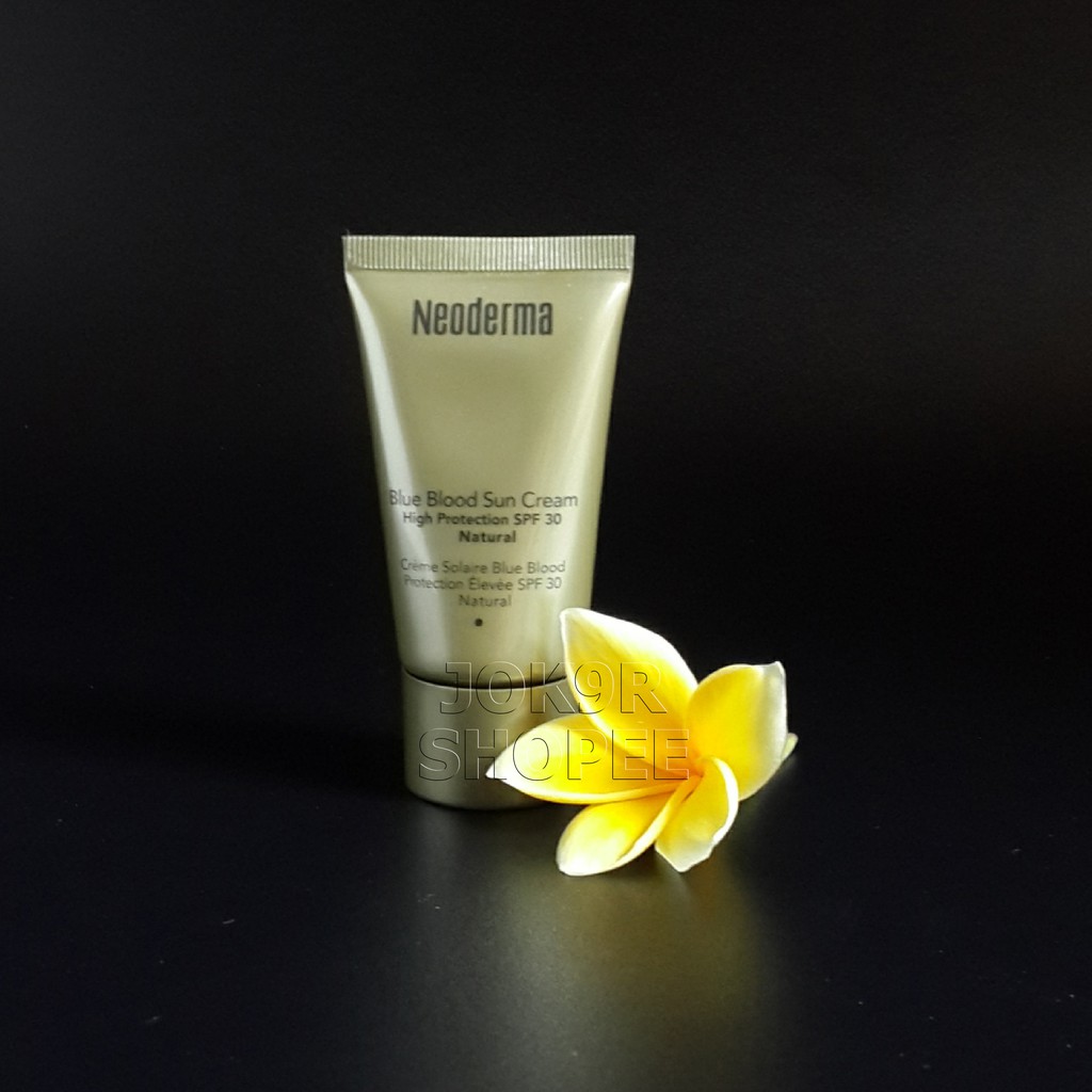 Jual Sunblock Wajah Neoderma Blue Blood Sun Cream 50 Ml High Protection Spf 30 | Shopee Indonesia