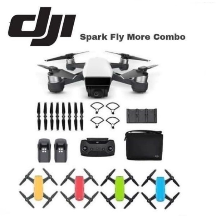 Jual Drone Dji Spark Fly More Combo Ready All Colour | Shopee Indonesia