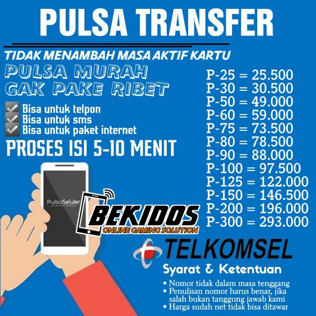 Pulsa Transfer Telkomsel Murah Shopee Indonesia