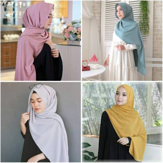 Jual [PROMO] Jilbab / Hijab Pashmina SABYAN DIAMOND Tebal Kerudung