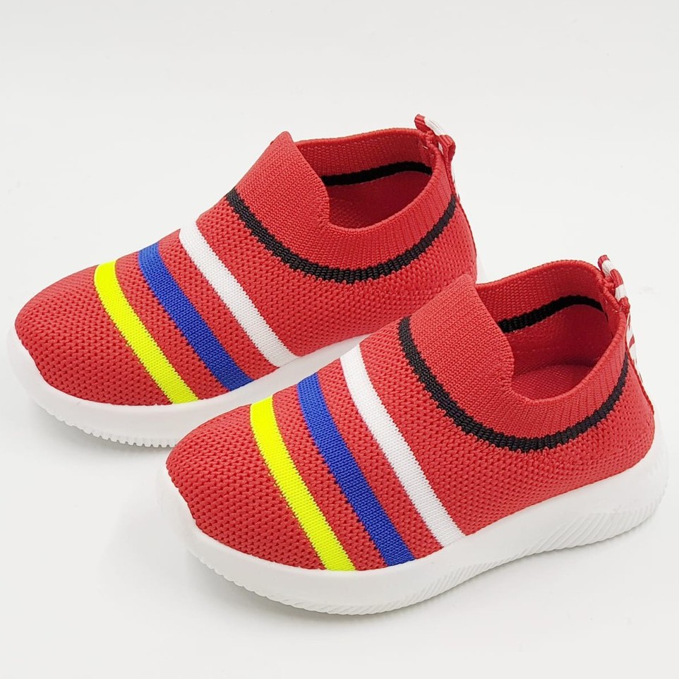 Sepatu Anak Lentur IMPORT Usia 1 2 3 4 5 6 Tahun Size 21 32 MERAH