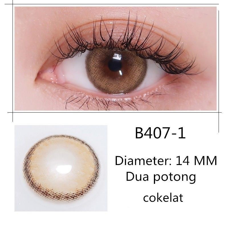 Jual Softlens Kode B407 Polos Natural | Shopee Indonesia