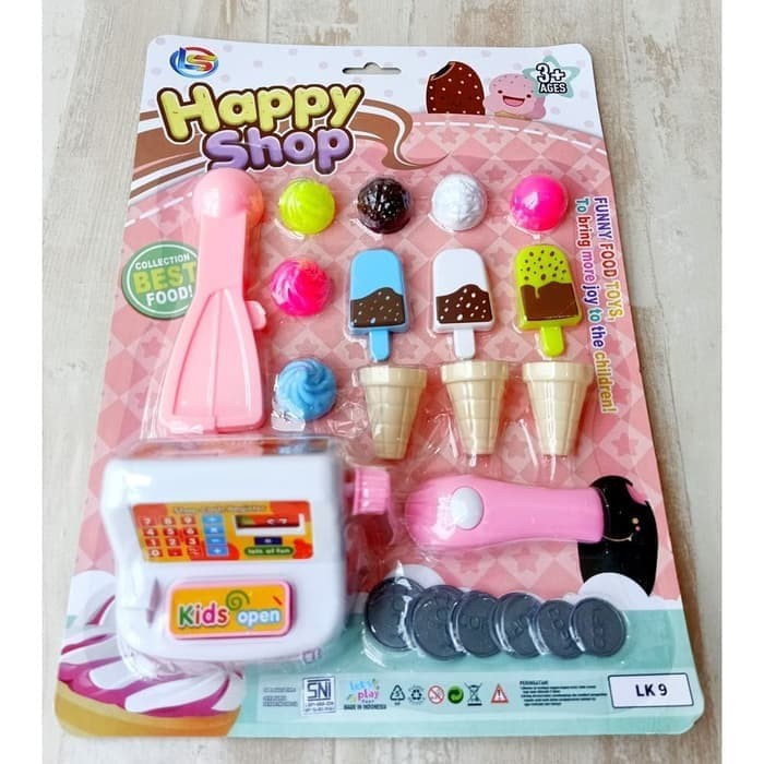 Jual Mainan Anak Anak Mini Toko Ice Cream Shop Murah Mainan Pretend Play | Shopee Indonesia
