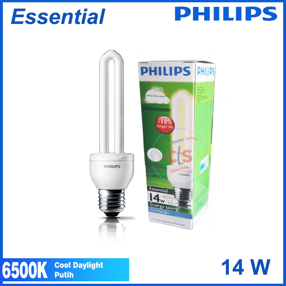 Lampu Philips Essential 14 Watt 14Watt 14 W 14W Shopee Indonesia