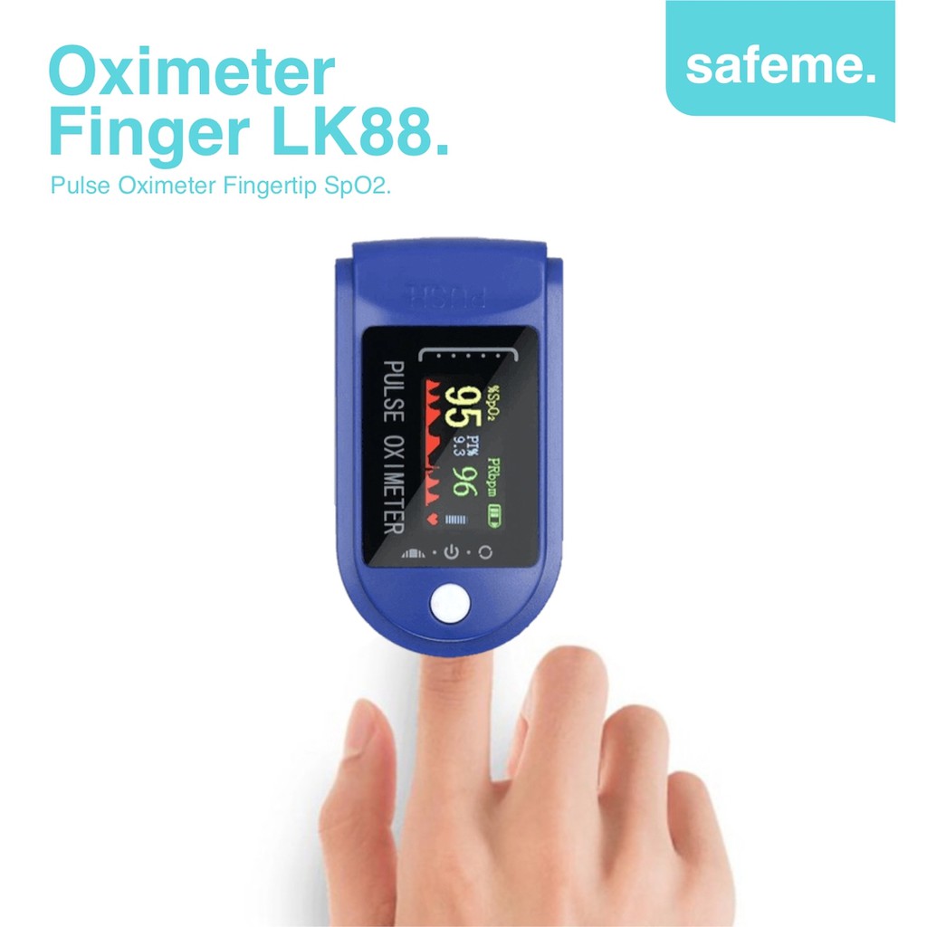Jual Pulse Oximeter Fingertip LK88 Alat Pengukur Kadar Saturasi Oksigen