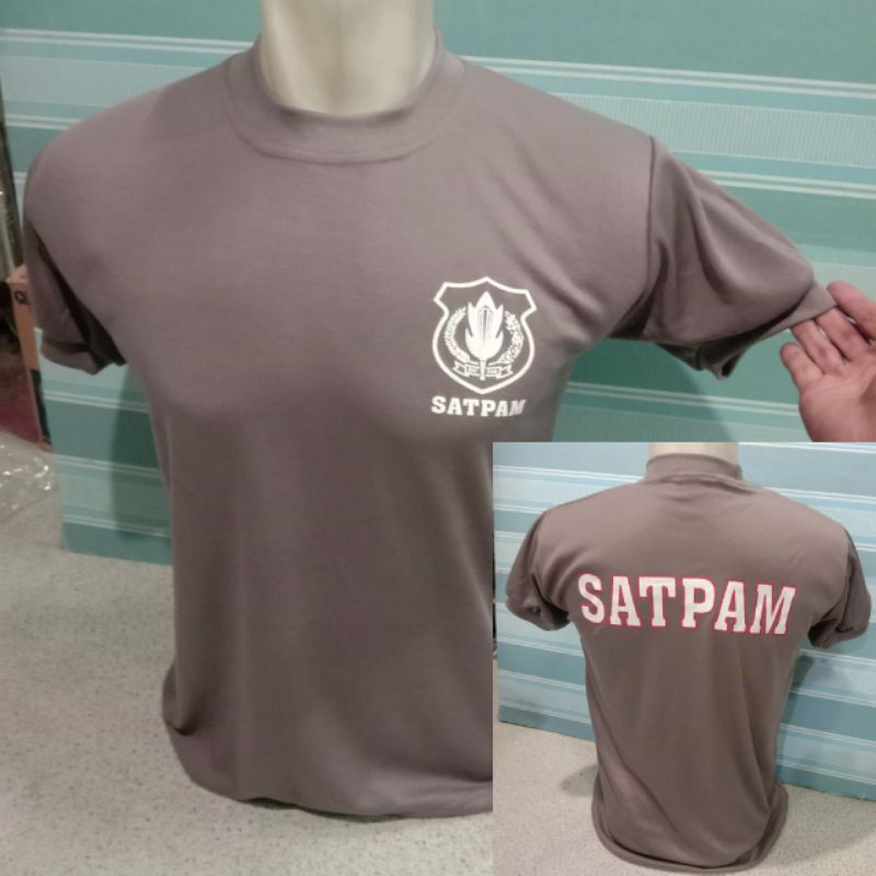 Jual Kaos Satpam Coklat | Shopee Indonesia
