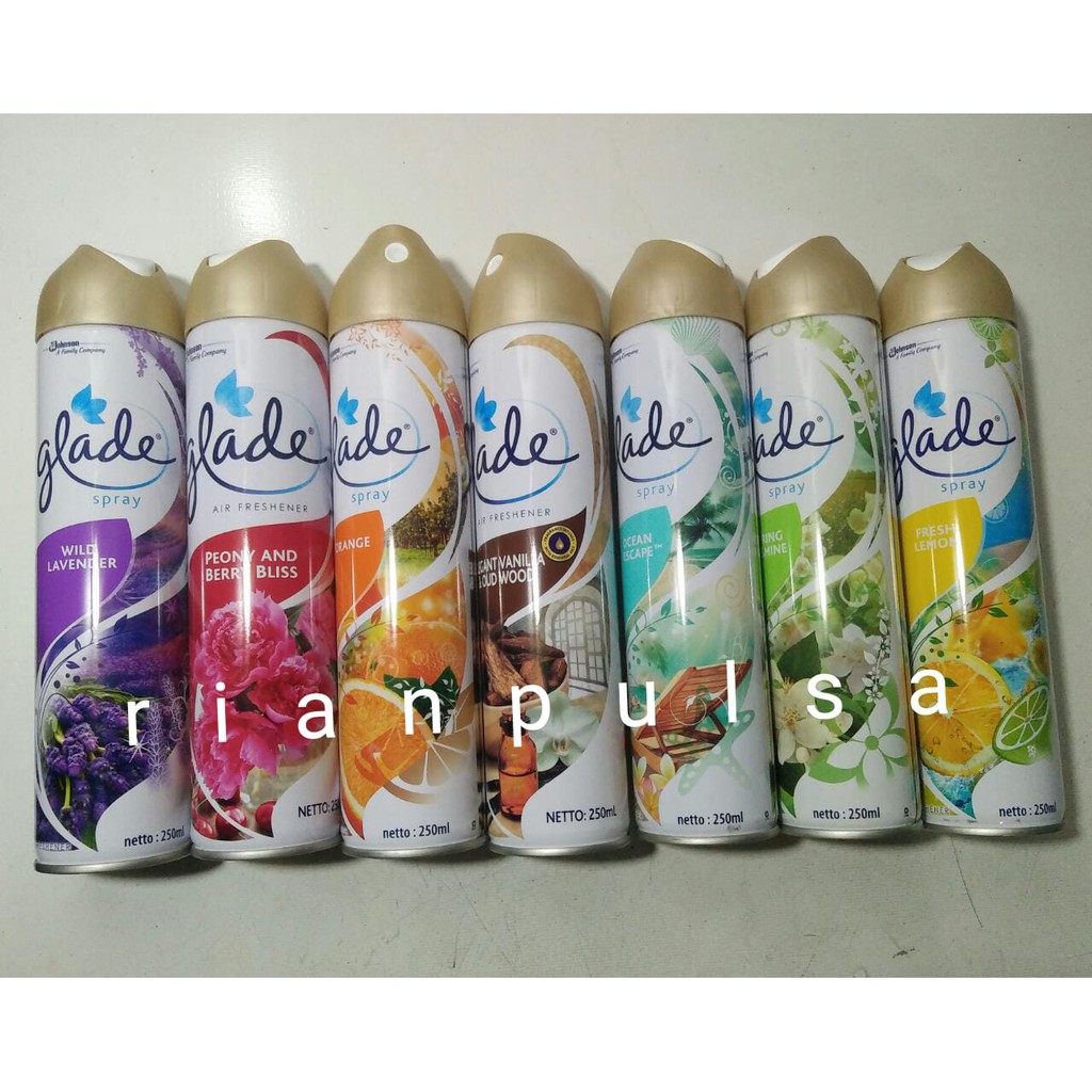 Jual Glade Pengharum Ruangan Freshener Aerosol Manual Spray Pewangi udara Outwood Lavender lemon