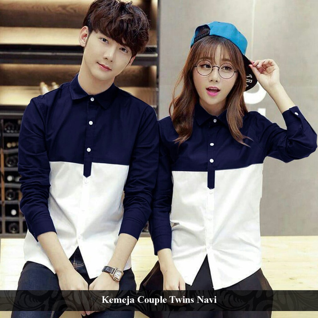 15+ Trend Terbaru Baju Couple Pacar Kemeja Scilla Blogs