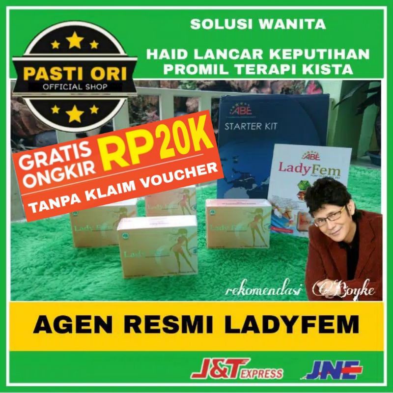 Obat keputihan Bpom Kapsul Ladyfem original rekom dr Boyke