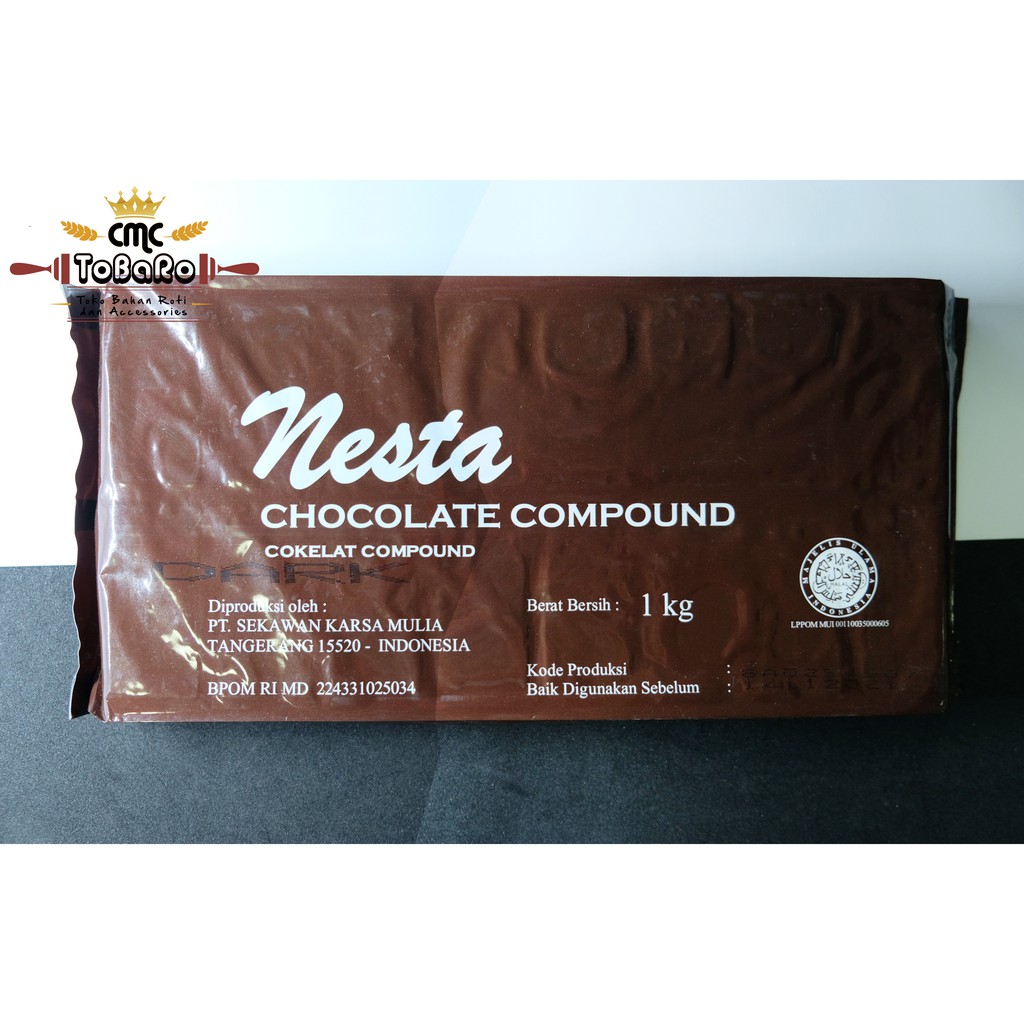 Jual Coklat Batang Nesta Dark 1 Kg || Cokelat Nesta || Dark Chocolate | Shopee Indonesia