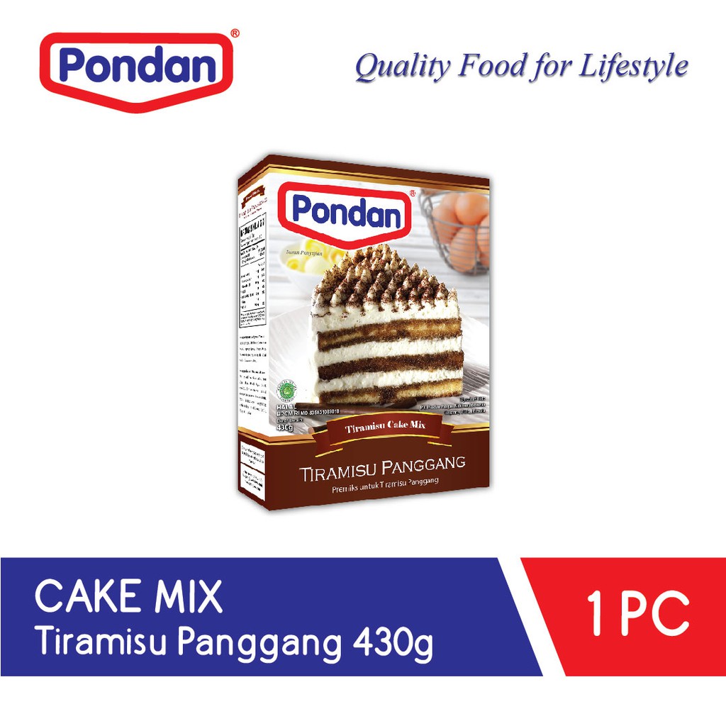 Pondan Tiramisu 430gr Shopee Indonesia