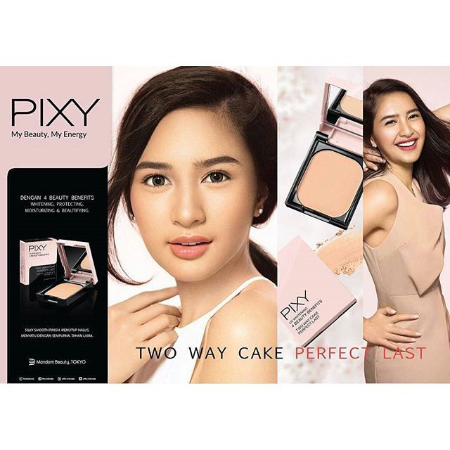 Bedak Pixy TWC perfect last / PIXY UV Whitening 4 Beauty