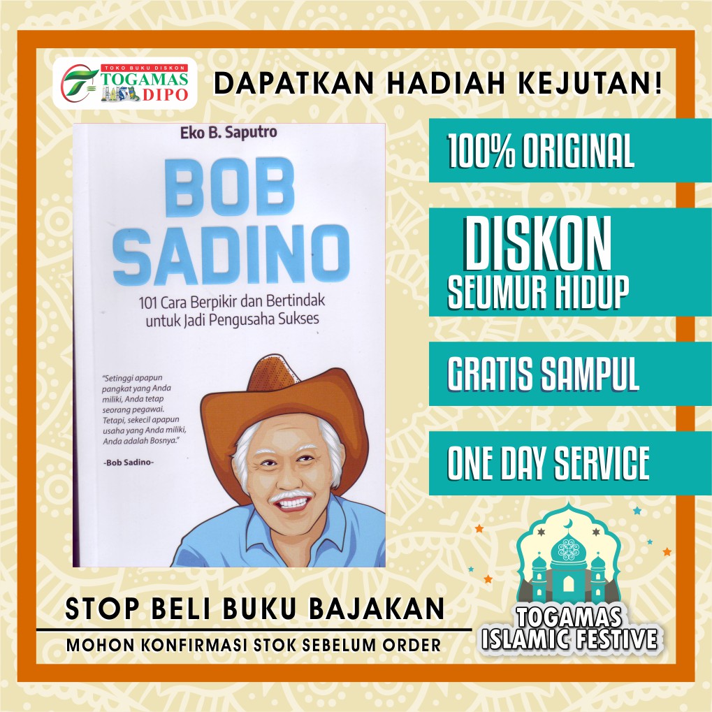 Buku Bob Sadino: 101 Cara Berpikir dan Bertindak untuk Jadi Pengusaha Sukses  | Shopee Indonesia
